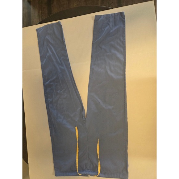 Landau Pants - Landau QU7605 Scrub Pants Blue Drawstring Unisex Medical Small Regular 36x31